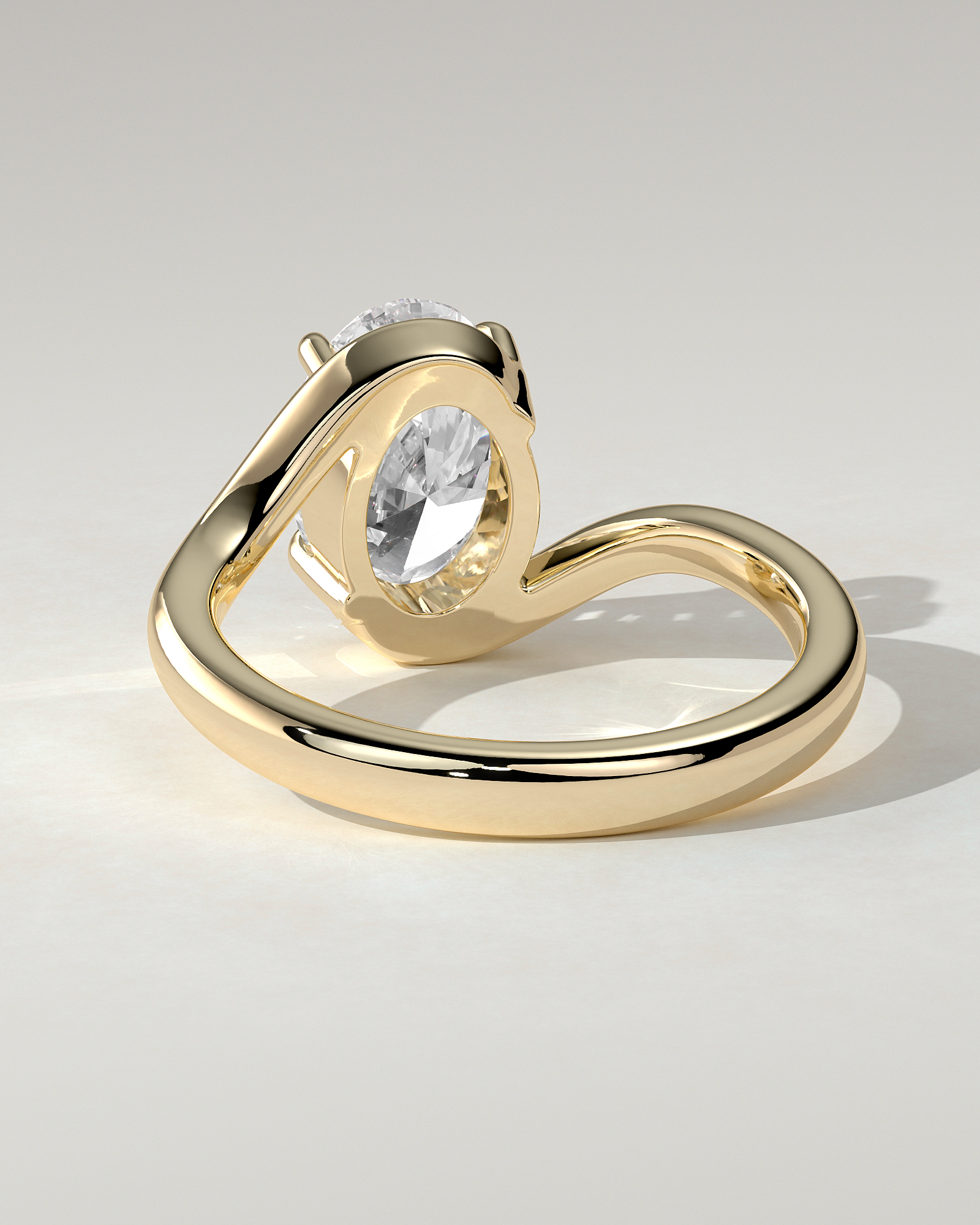 Kala Solitaire Oval Ring