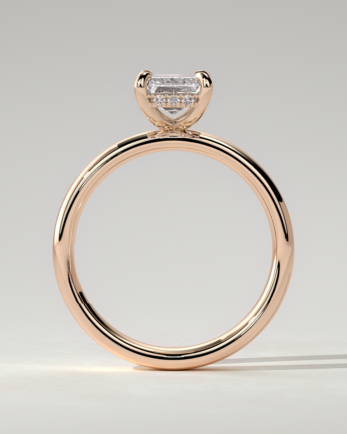 Kate Solitaire Emerald Ring