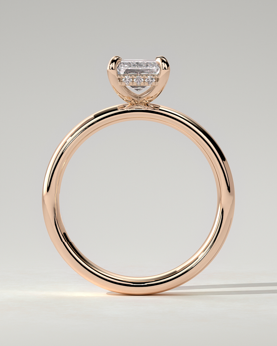 Kate Solitaire Emerald Ring