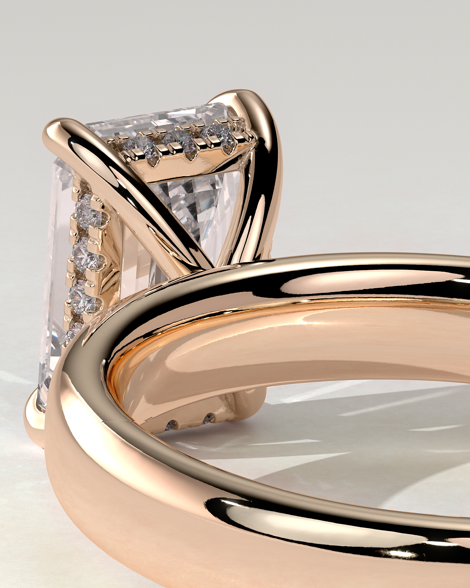 Kate Solitaire Emerald Ring