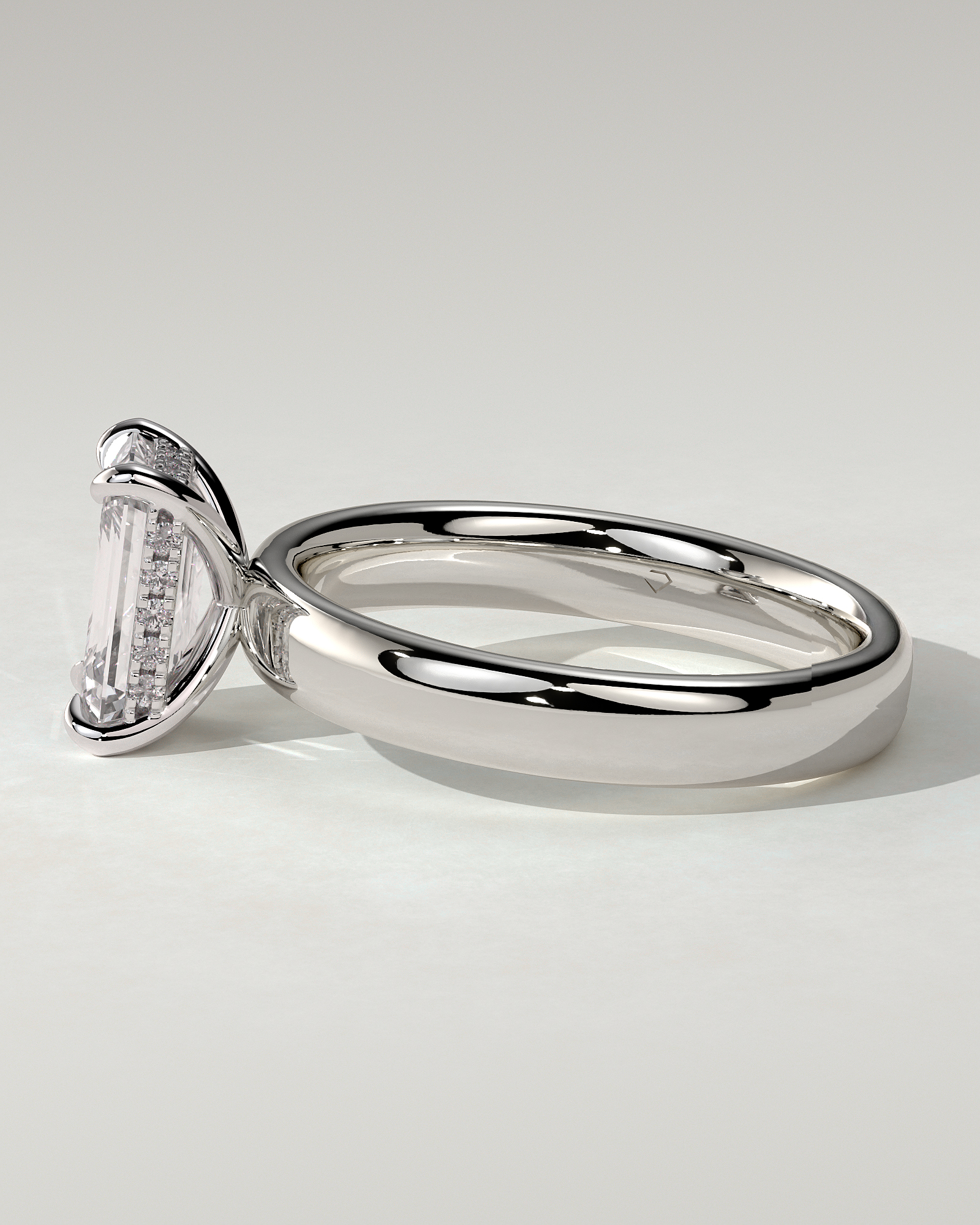 Kate Solitaire Emerald Ring