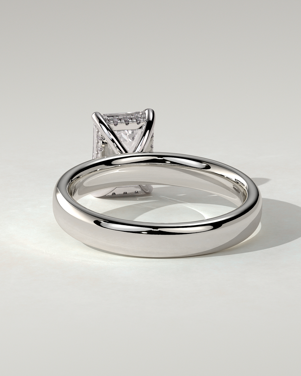 Kate Solitaire Emerald Ring