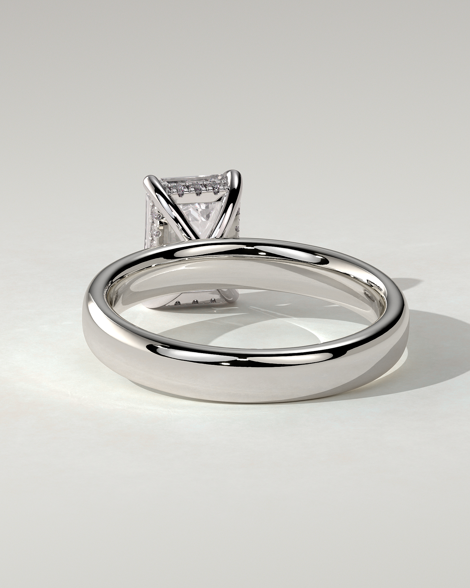 Kate Solitaire Emerald Ring