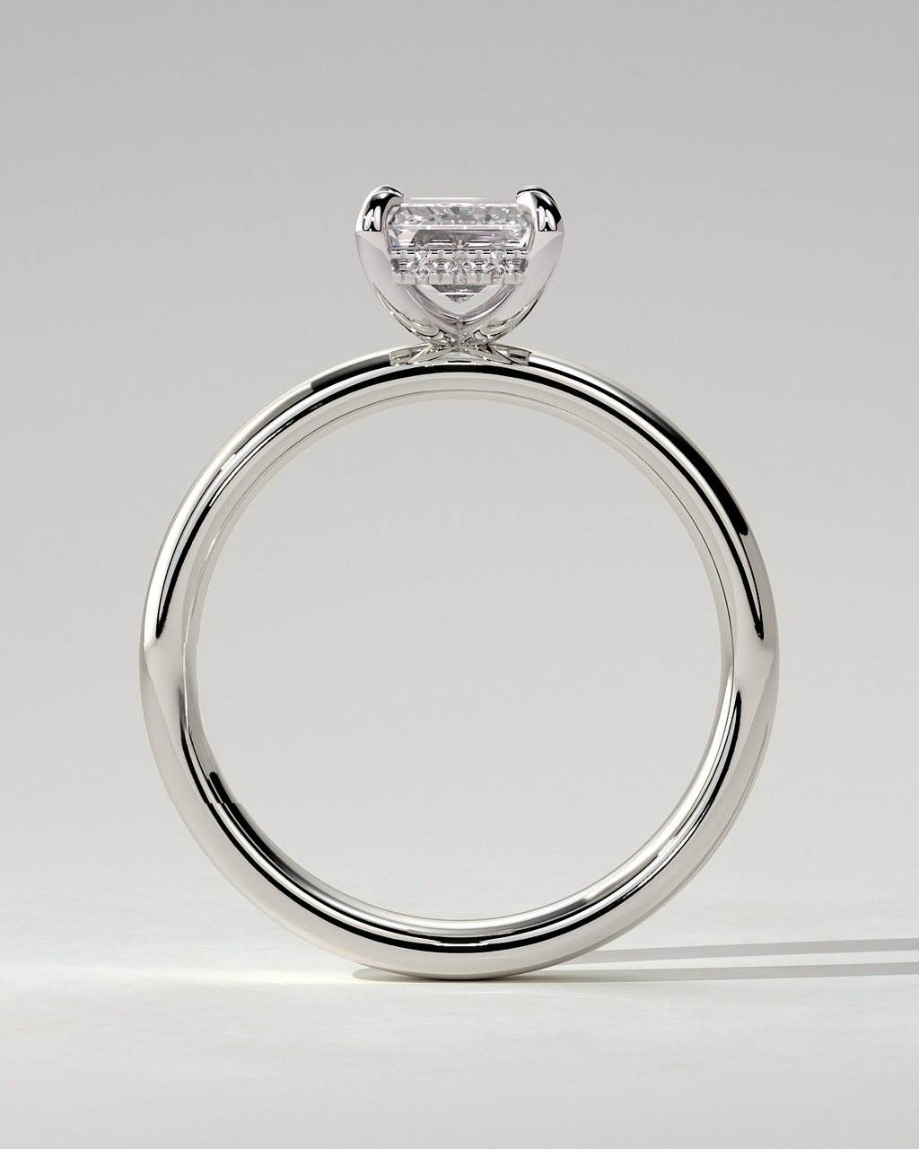 Kate Solitaire Emerald Ring