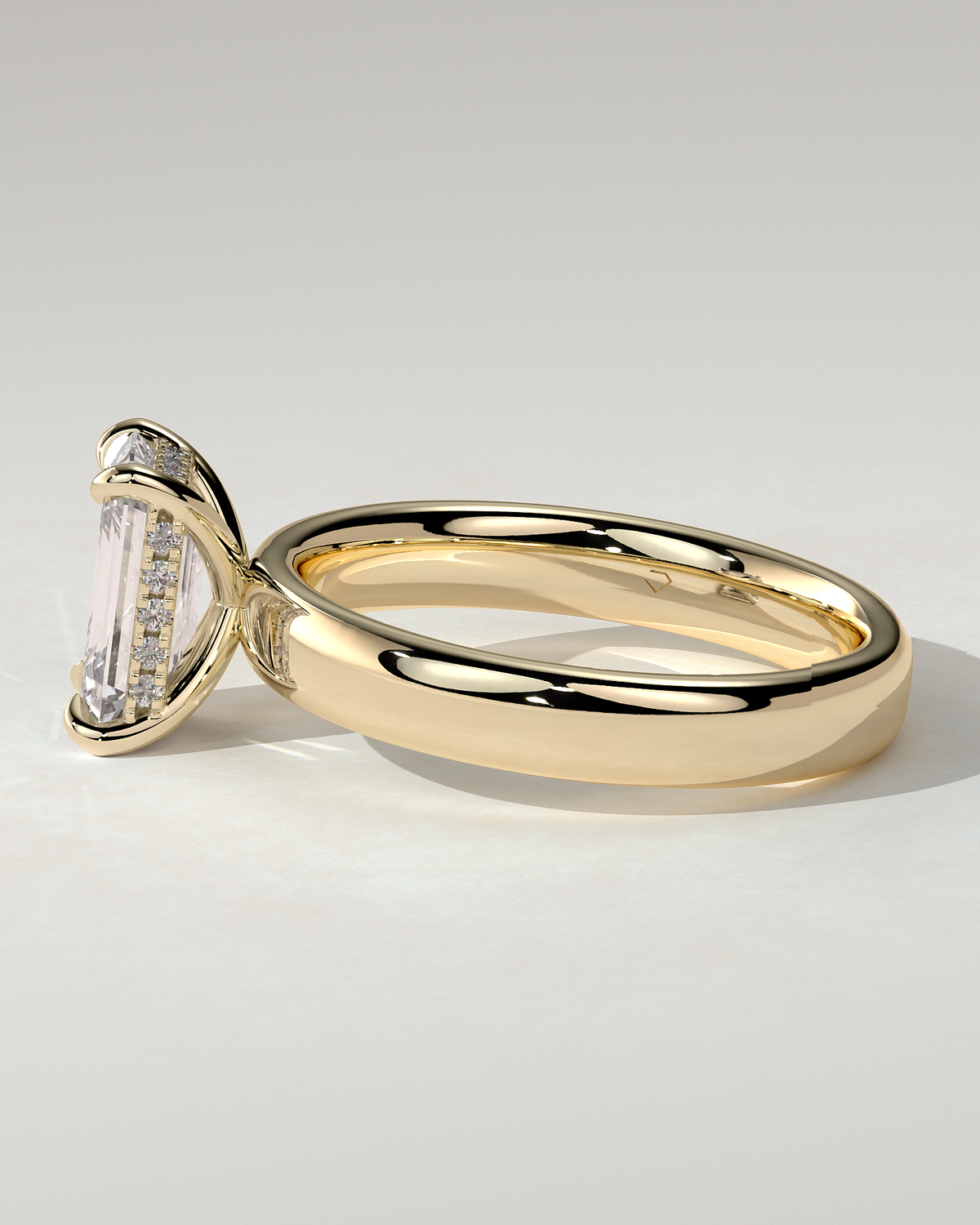 Kate Solitaire Emerald Ring