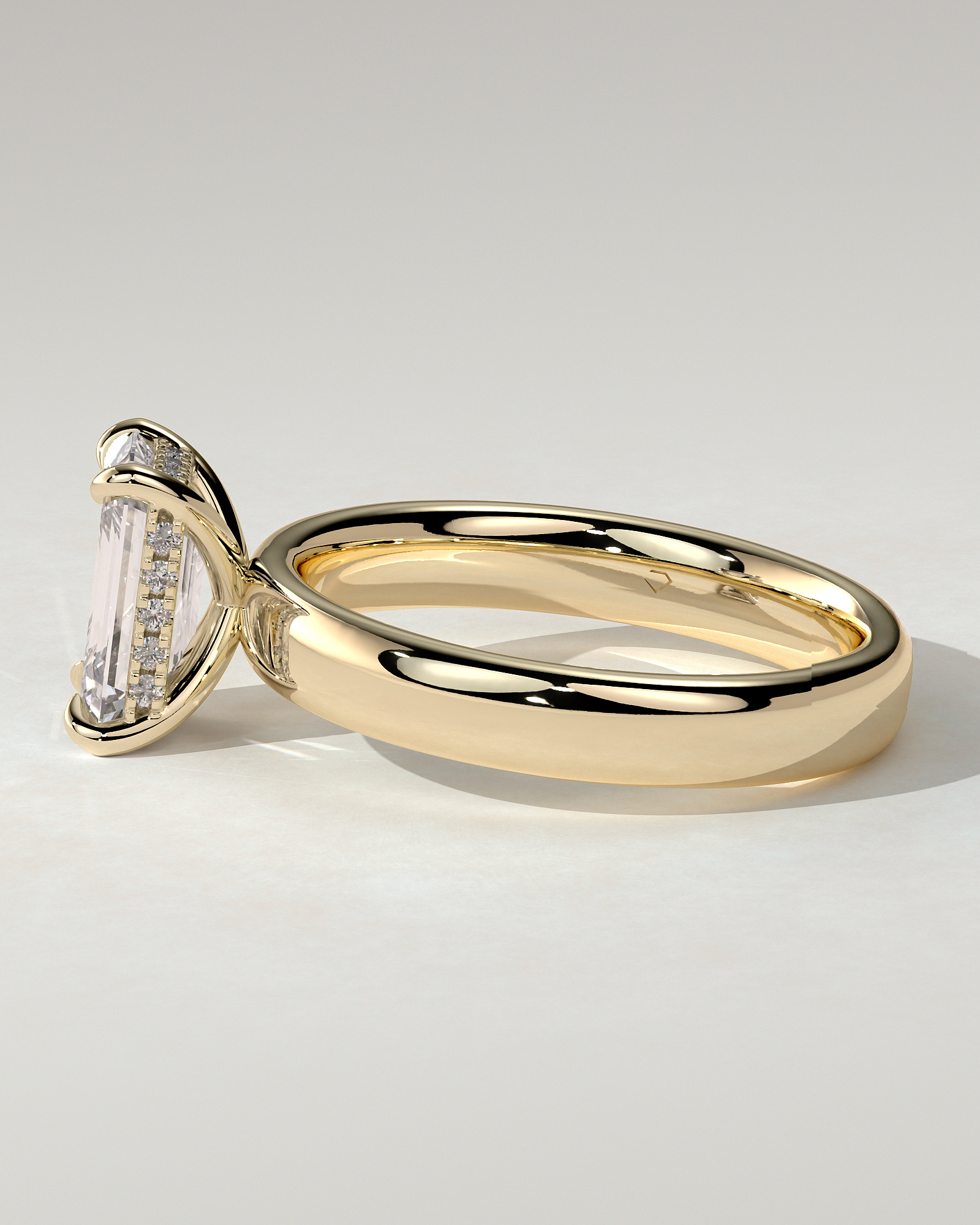 Kate Solitaire Emerald Ring