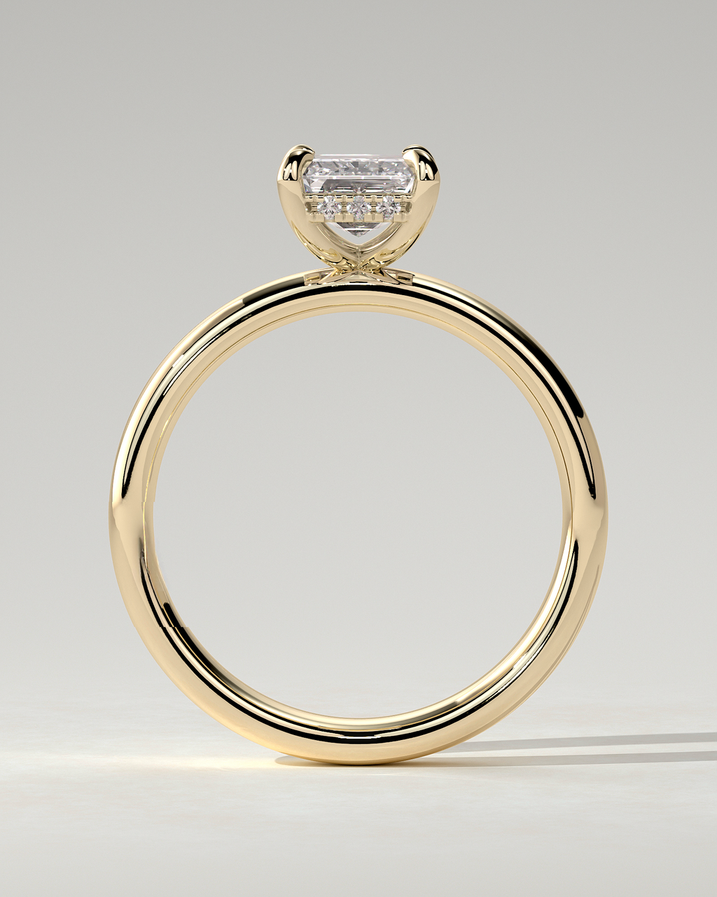 Kate Solitaire Emerald Ring