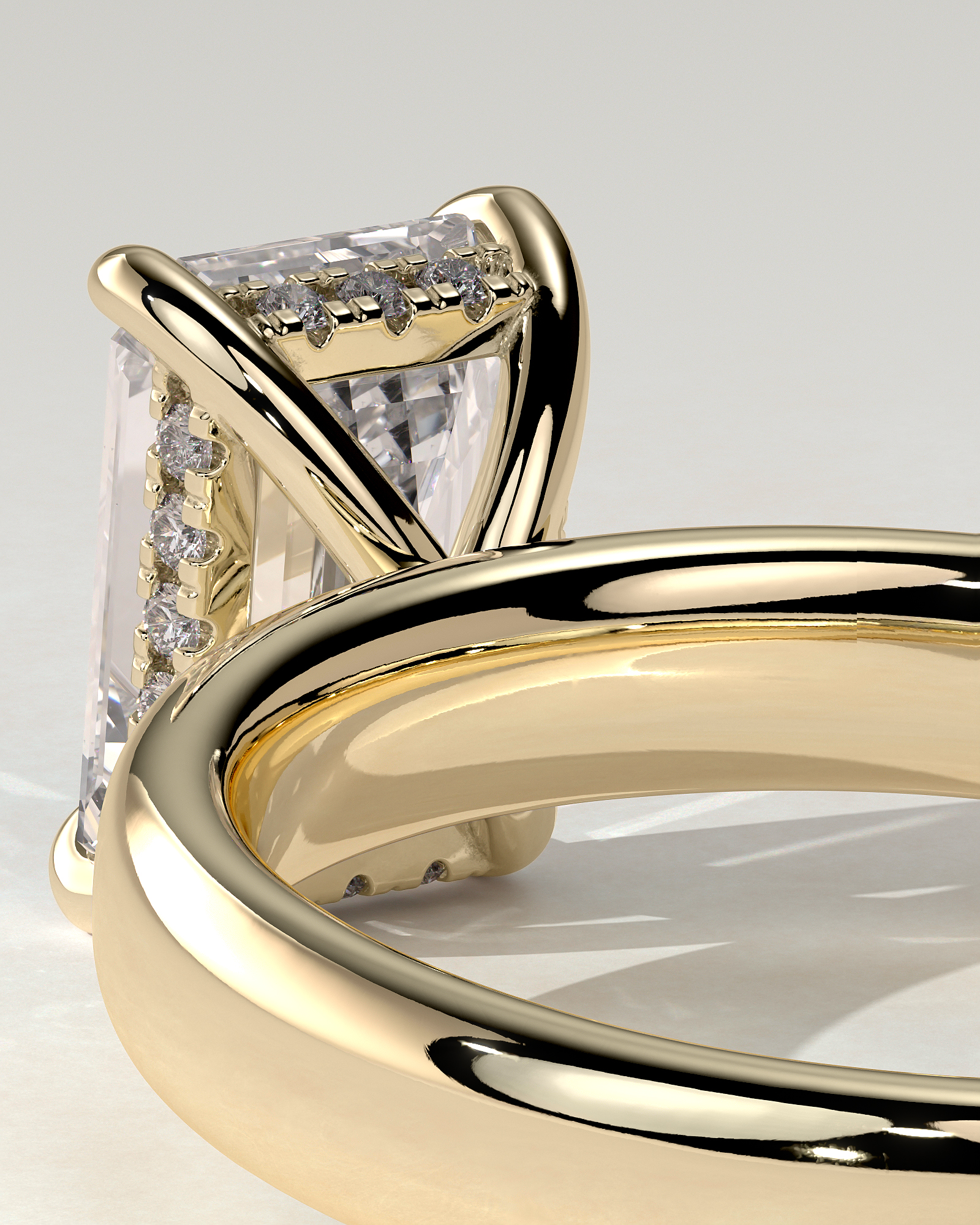 Kate Solitaire Emerald Ring