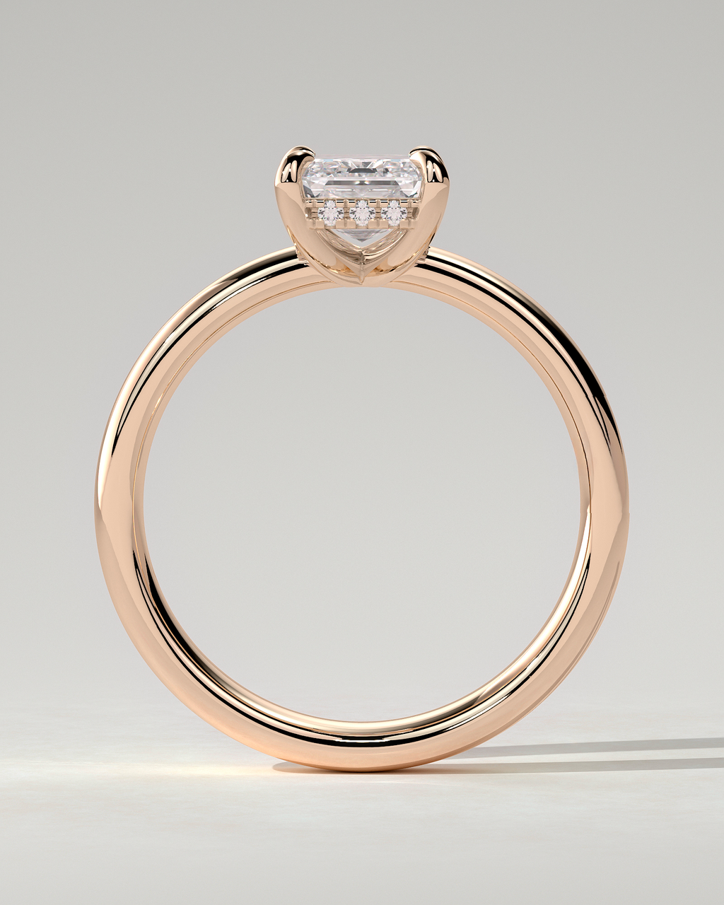 Kate Solitaire Emerald Ring