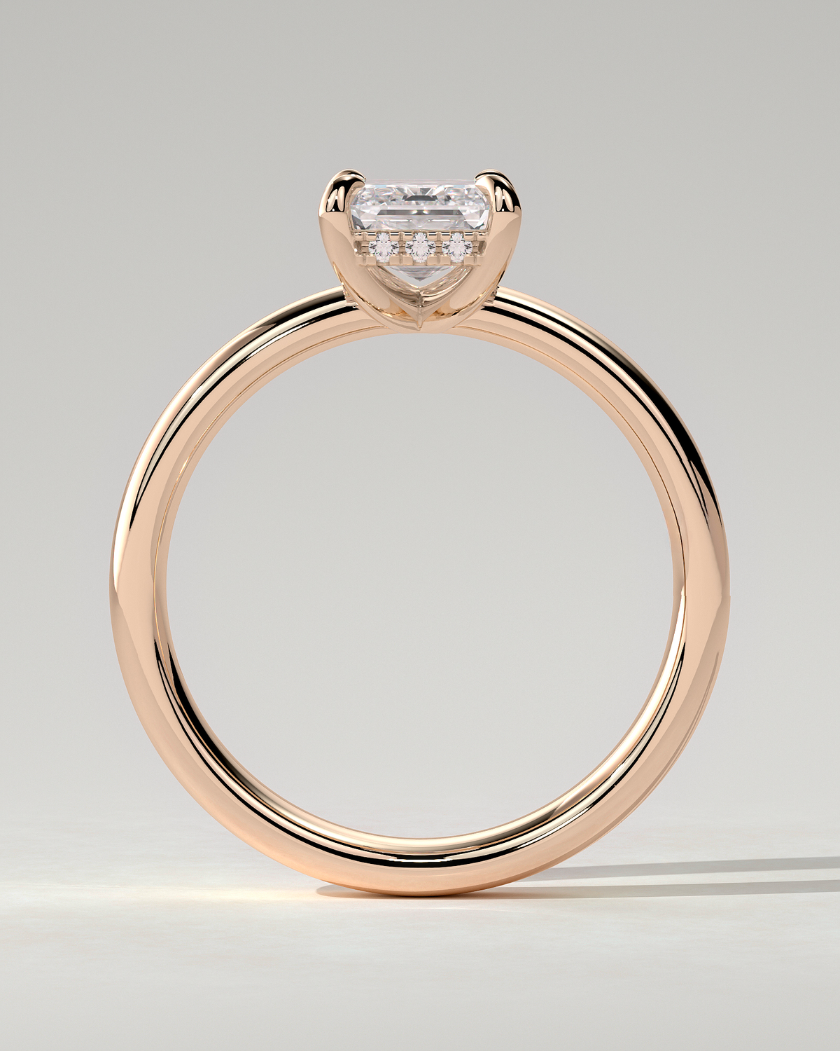 Kate Solitaire Emerald Ring