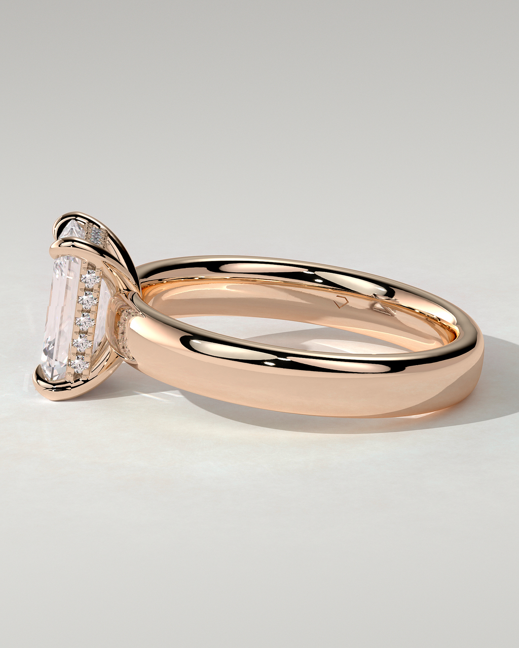 Kate Solitaire Emerald Ring
