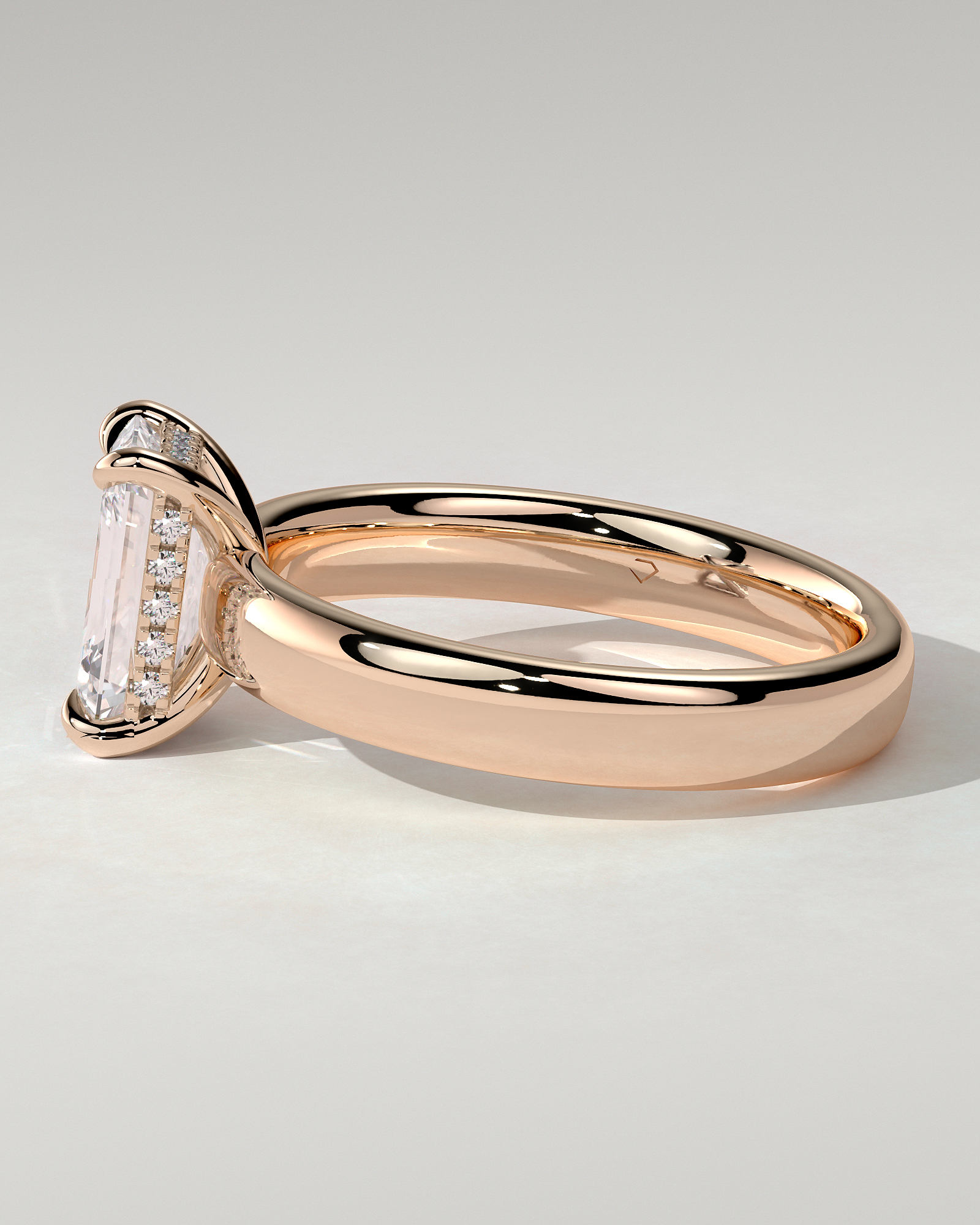 Kate Solitaire Emerald Ring