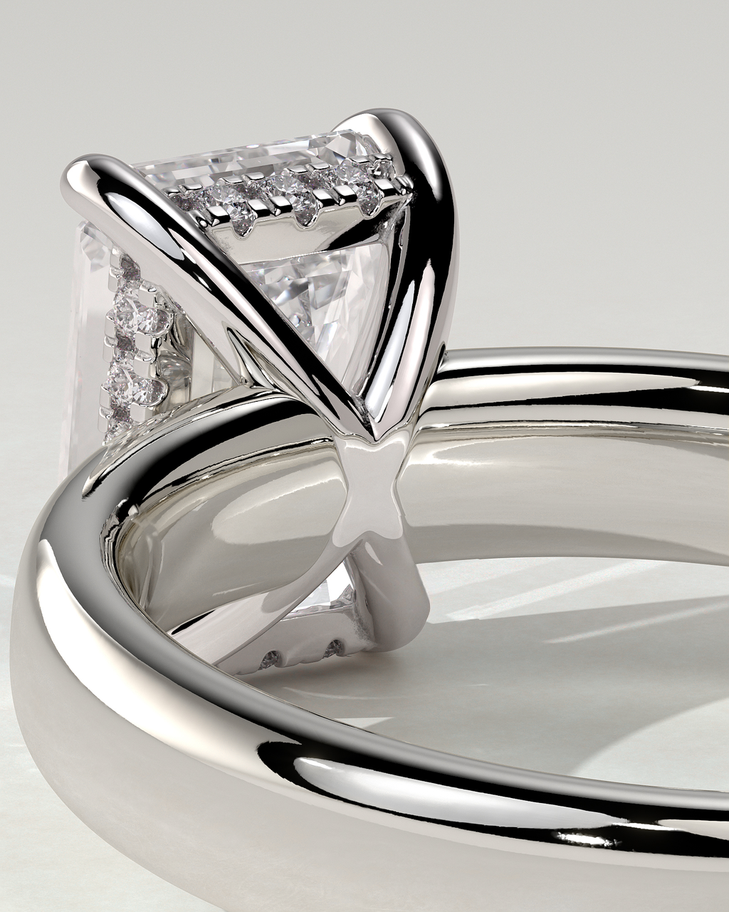 Kate Solitaire Emerald Ring