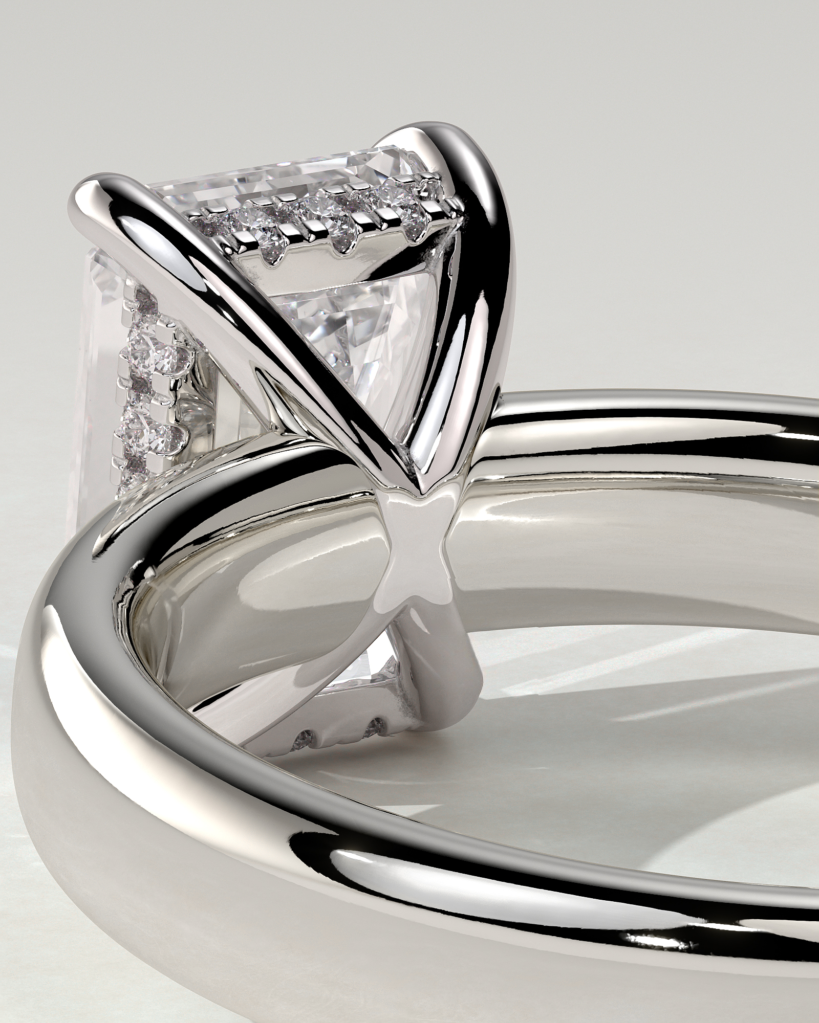 Kate Solitaire Emerald Ring