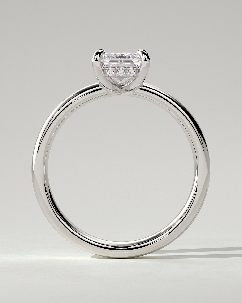 Kate Solitaire Emerald Ring
