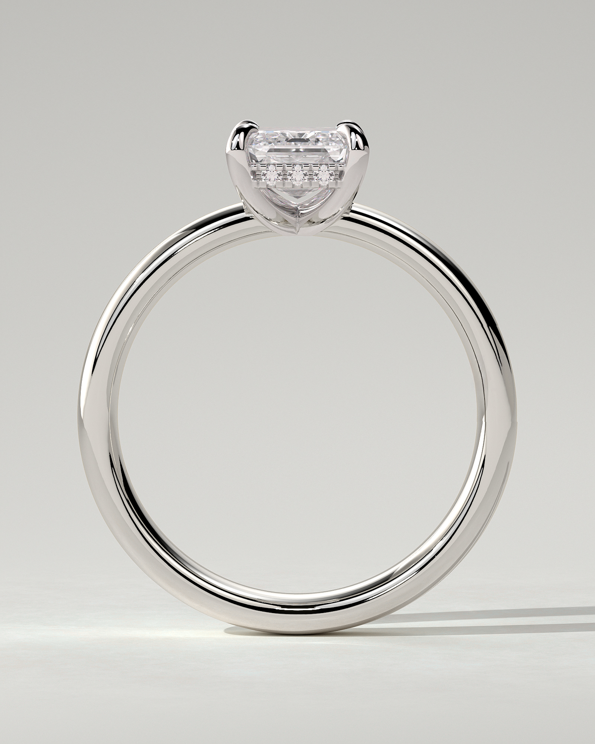 Kate Solitaire Emerald Ring