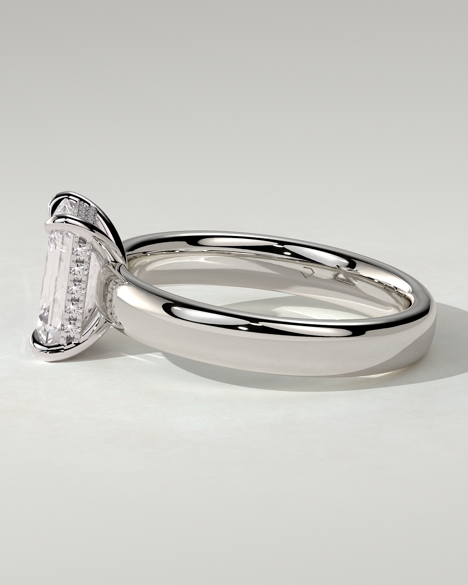 Kate Solitaire Emerald Ring