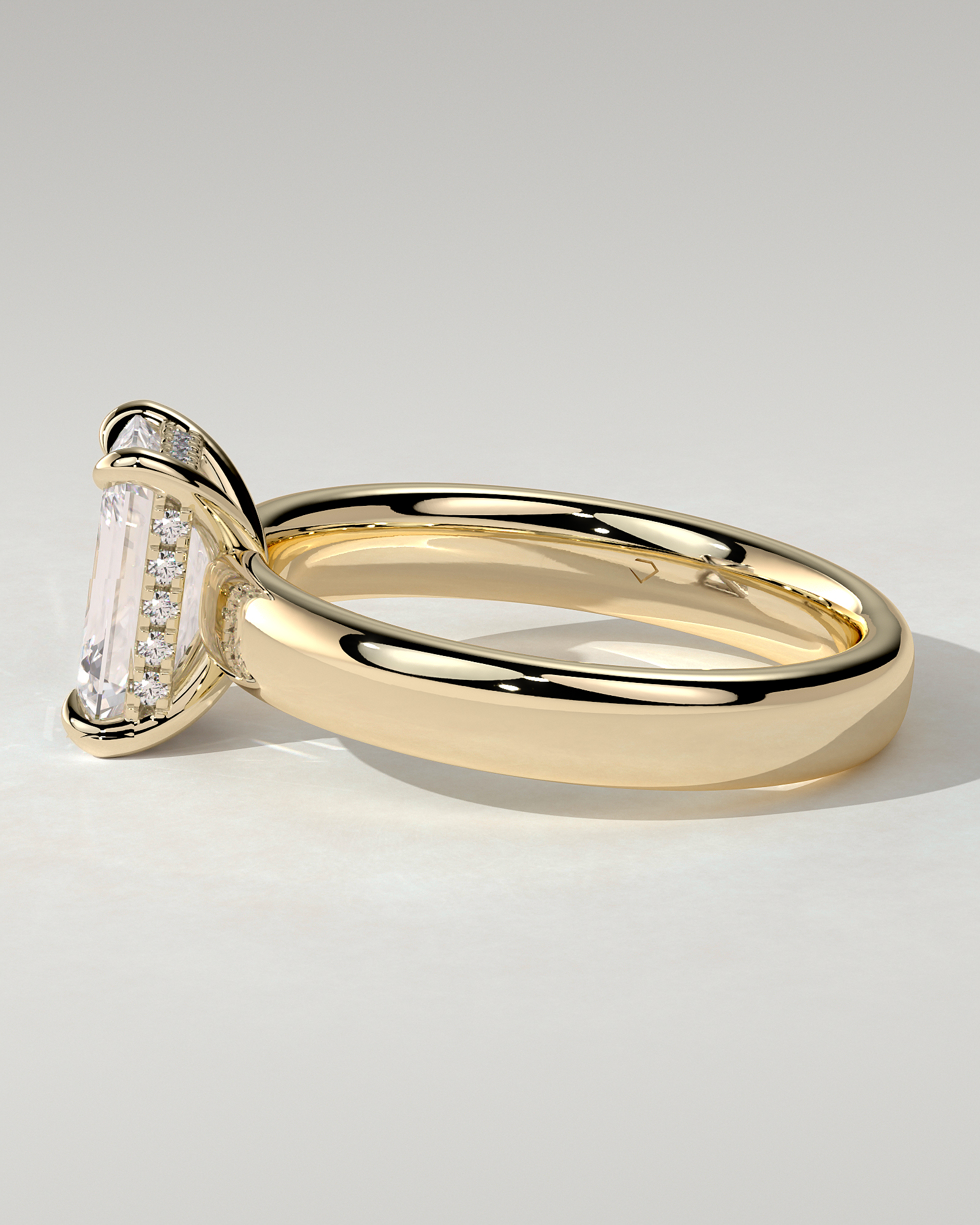 Kate Solitaire Emerald Ring