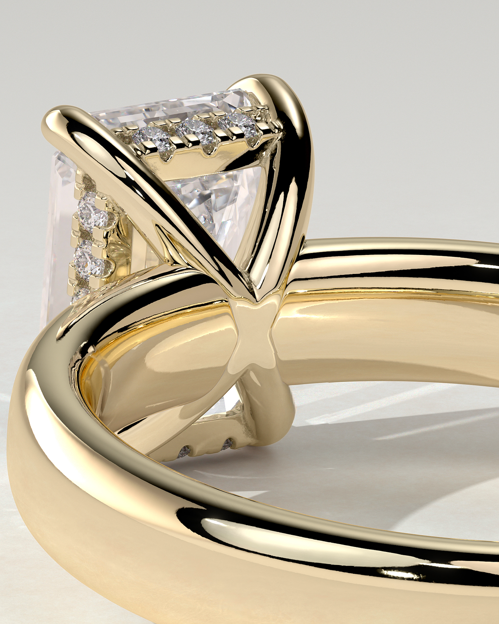 Kate Solitaire Emerald Ring