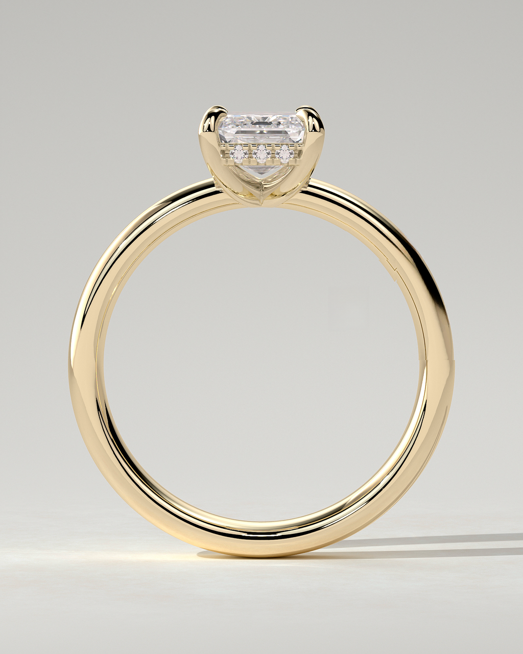Kate Solitaire Emerald Ring