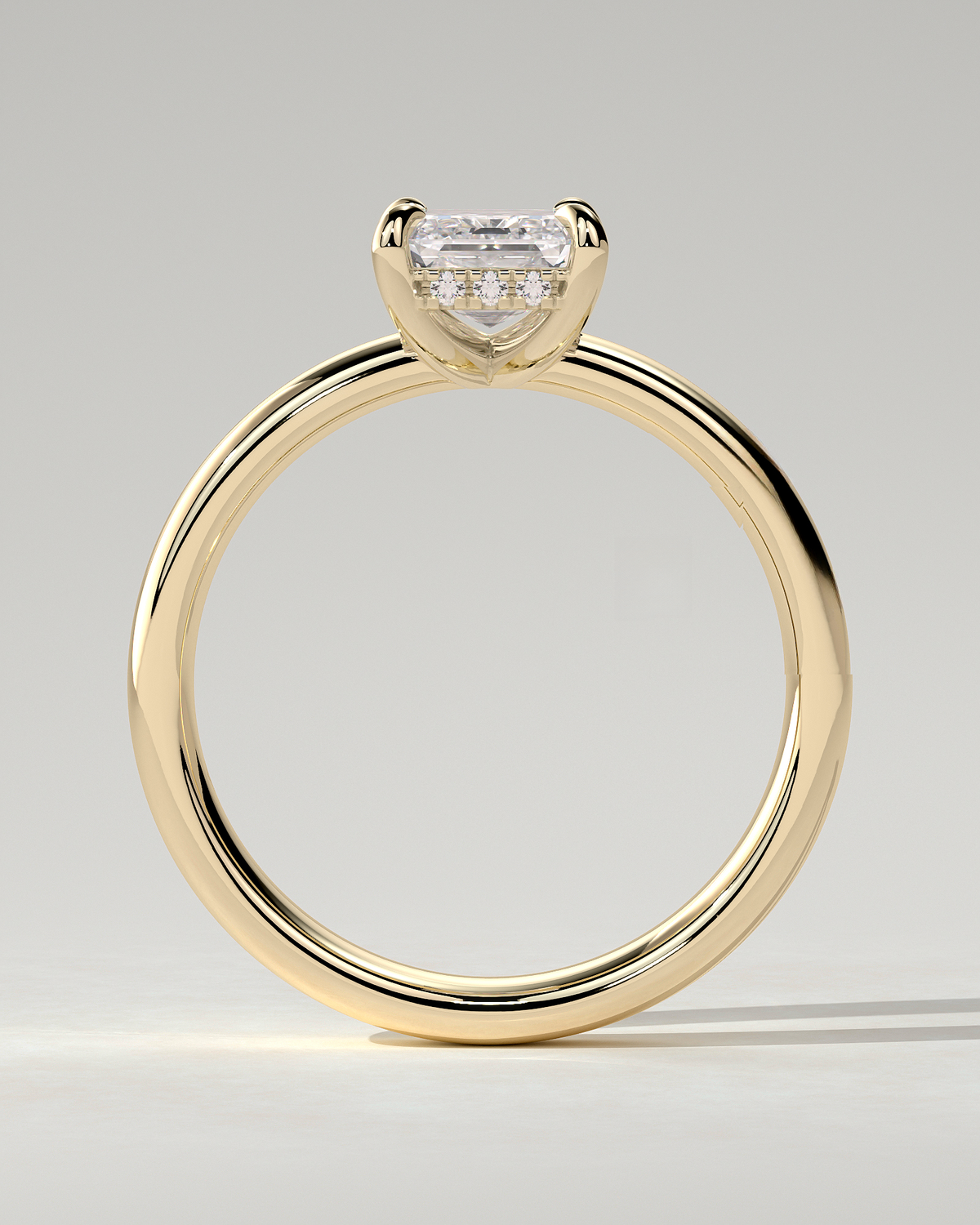 Kate Solitaire Emerald Ring