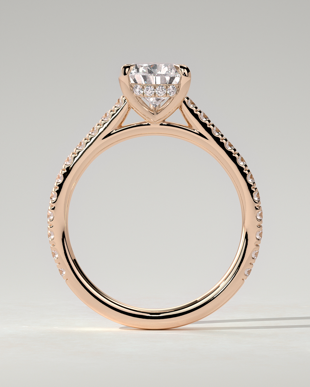 Katrina Solitaire Pear Ring