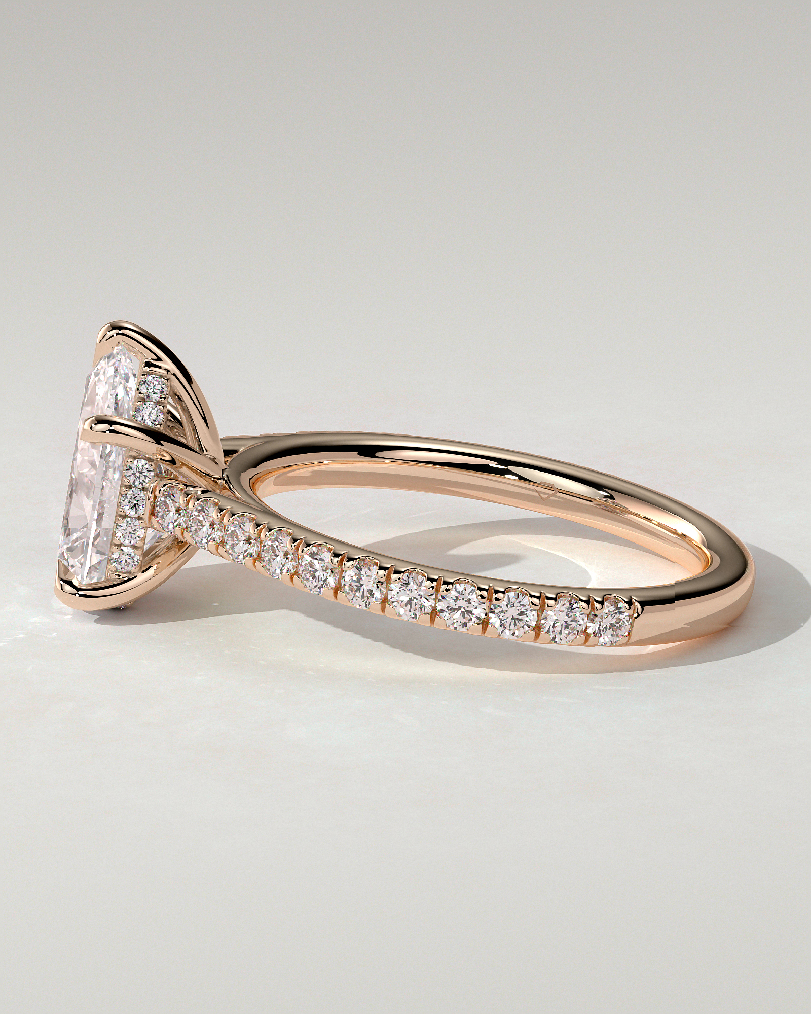 Katrina Solitaire Pear Ring