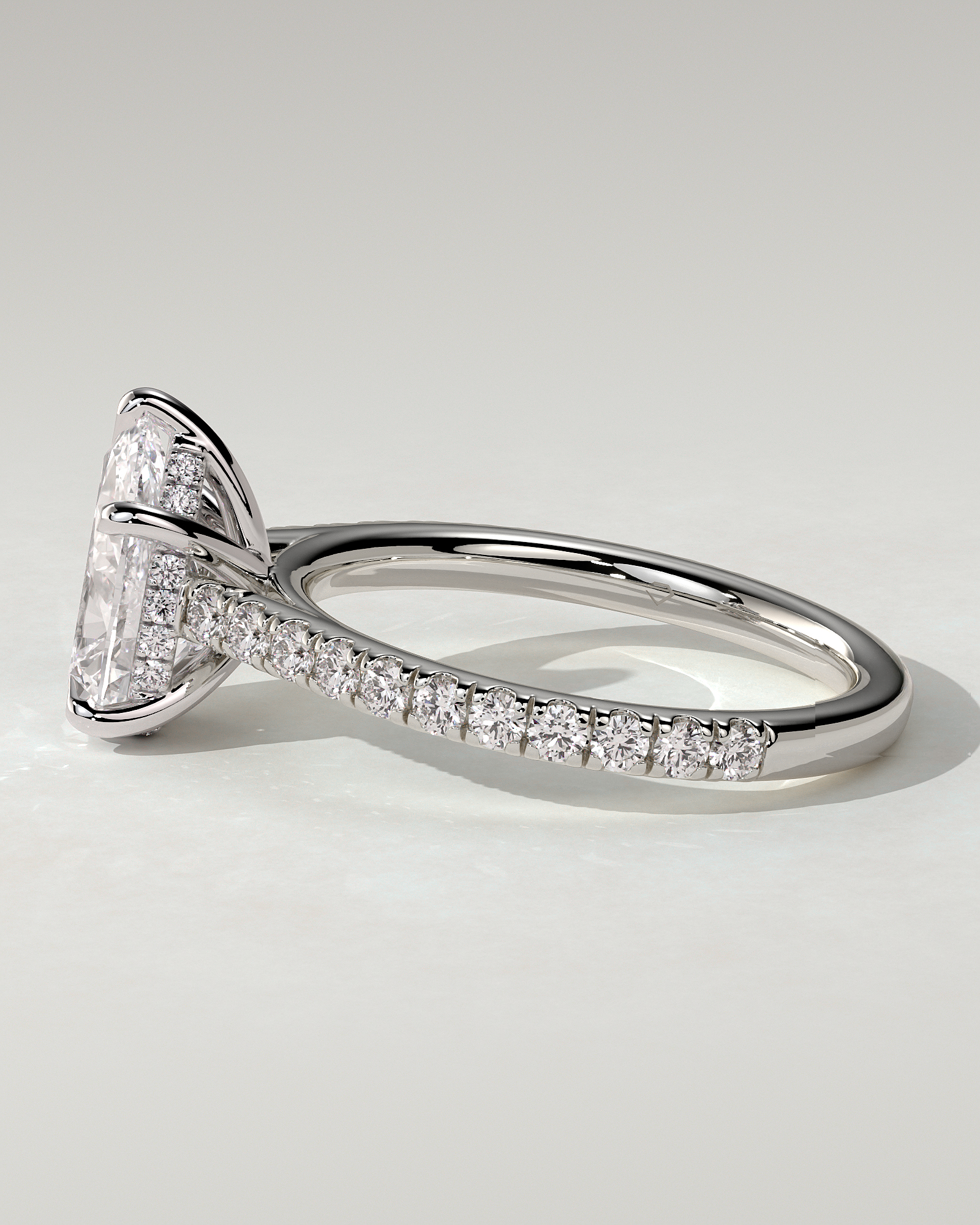 Katrina Solitaire Pear Ring