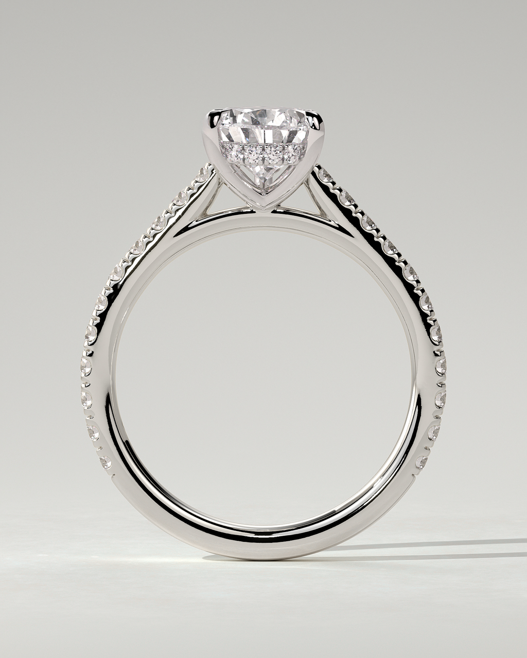 Katrina Solitaire Pear Ring