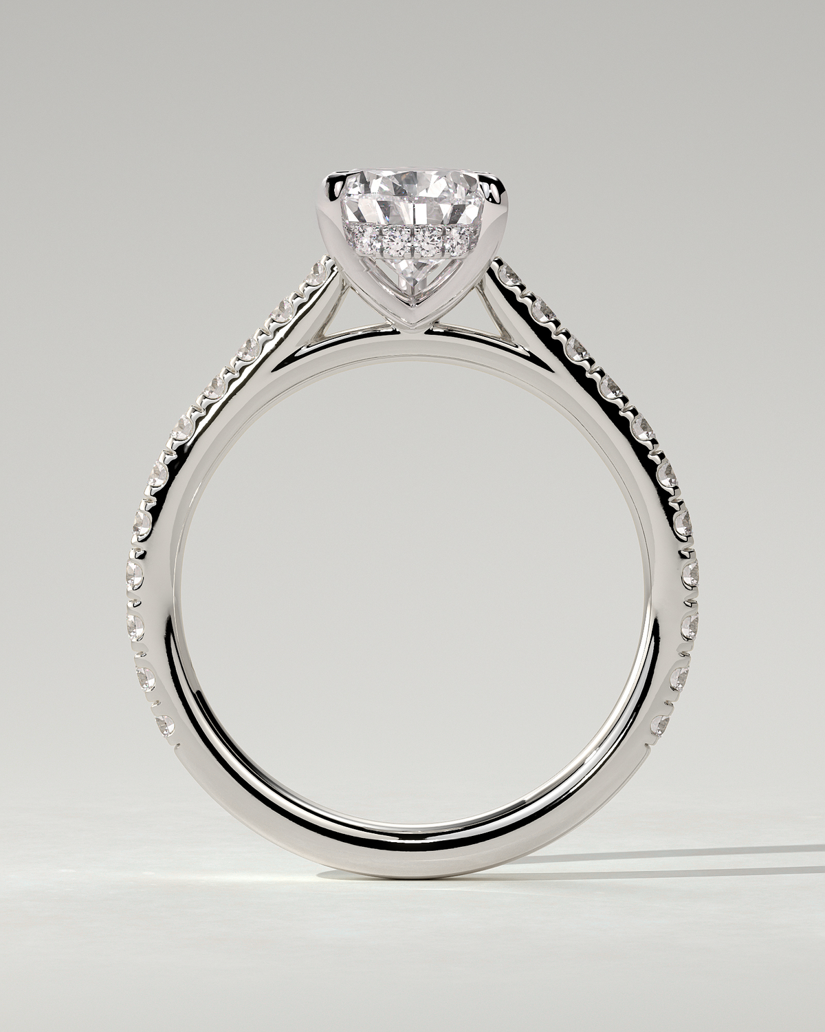 Katrina Solitaire Pear Ring