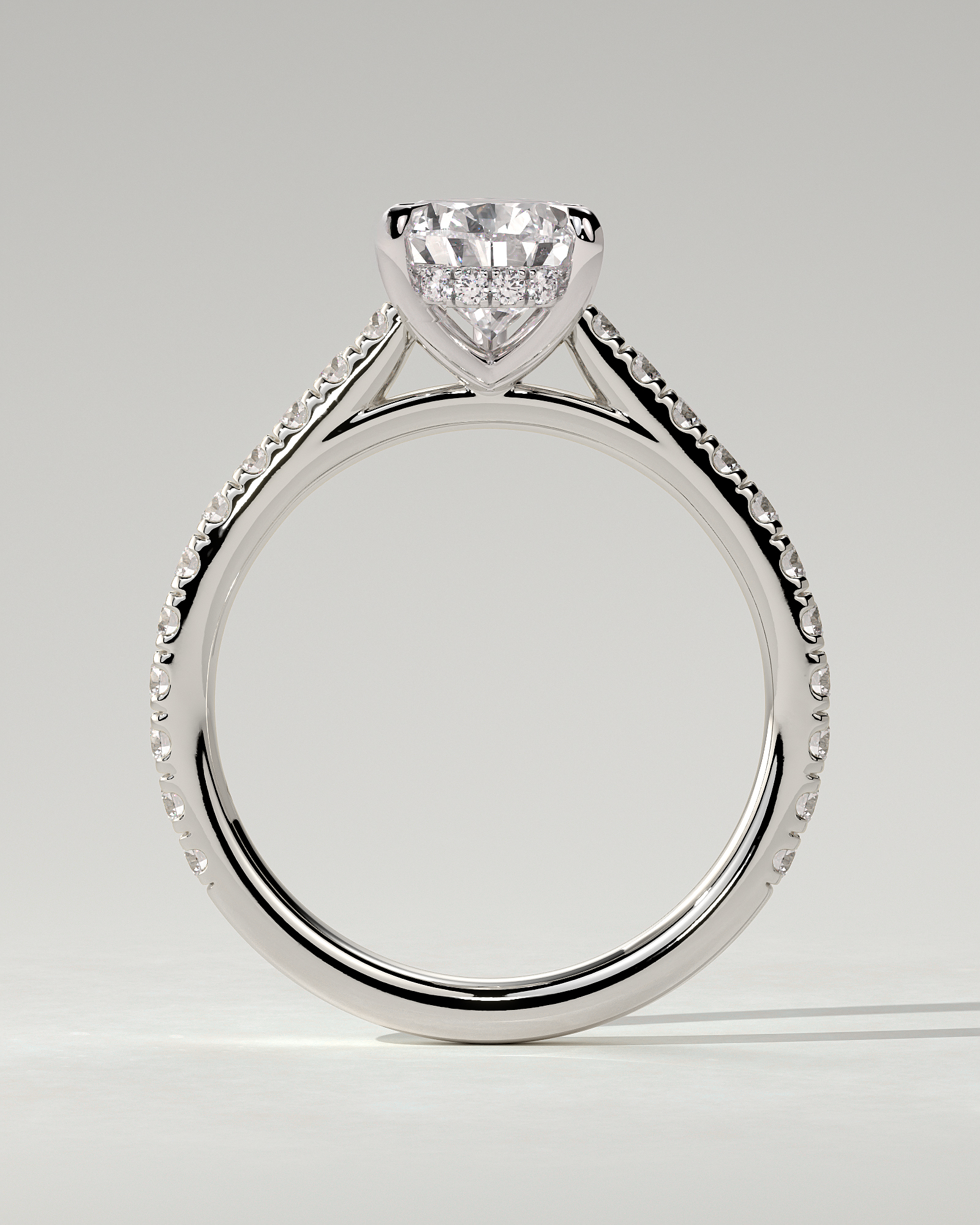 Katrina Solitaire Pear Ring