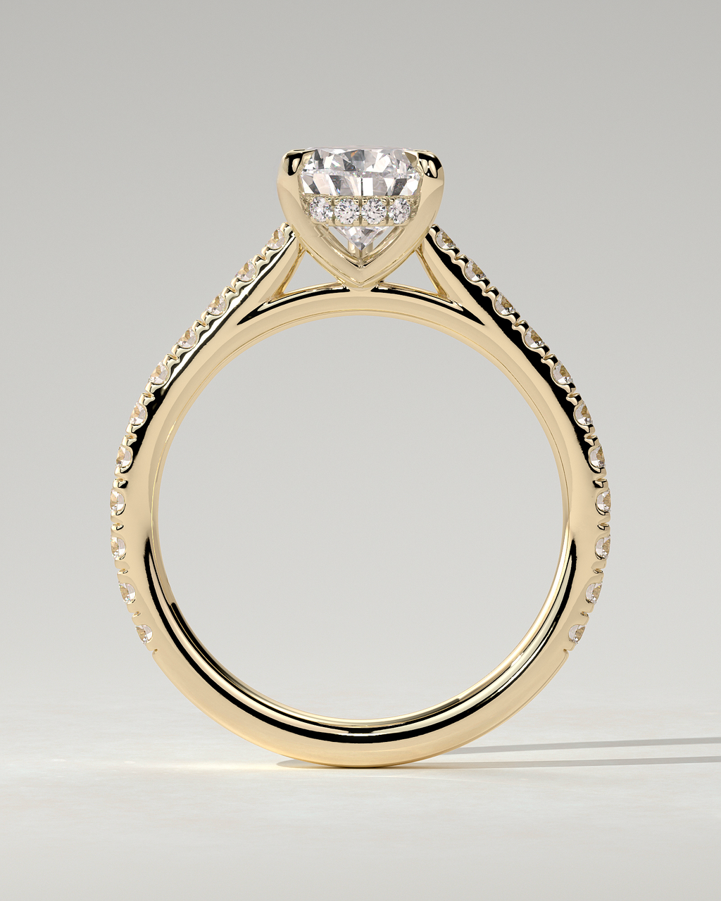 Katrina Solitaire Pear Ring