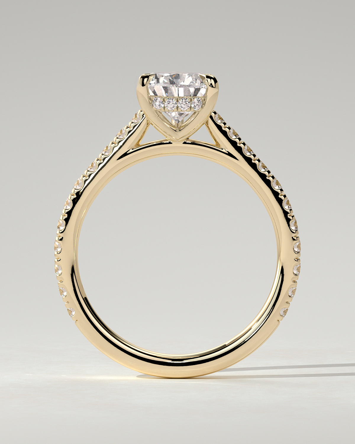 Katrina Solitaire Pear Ring