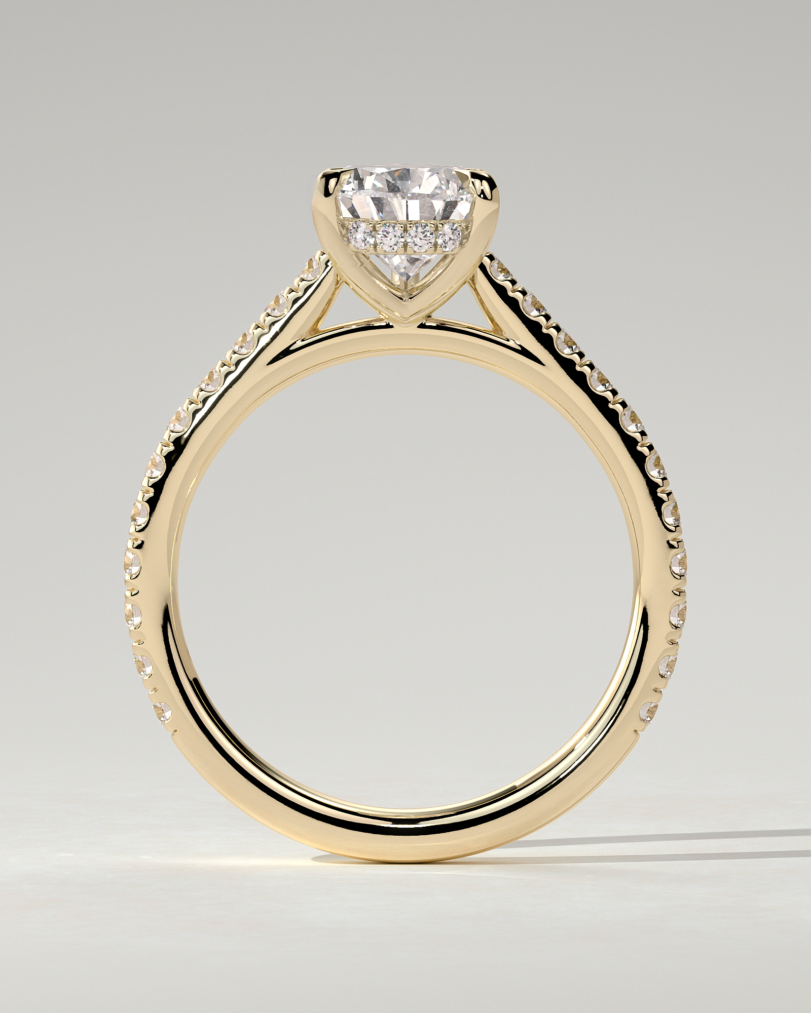 Katrina Solitaire Pear Ring