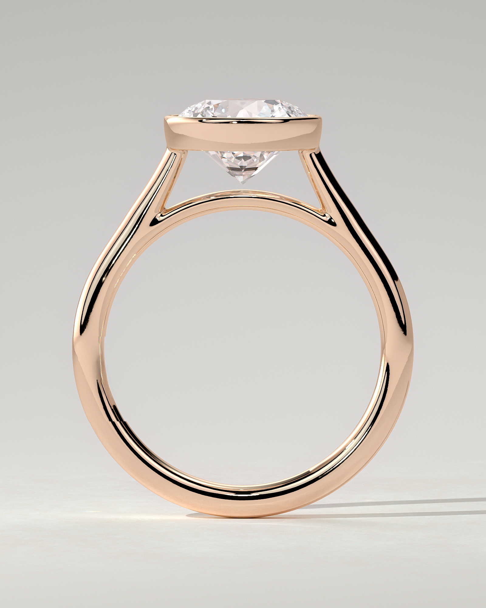 Kaylah Bezel Round Ring