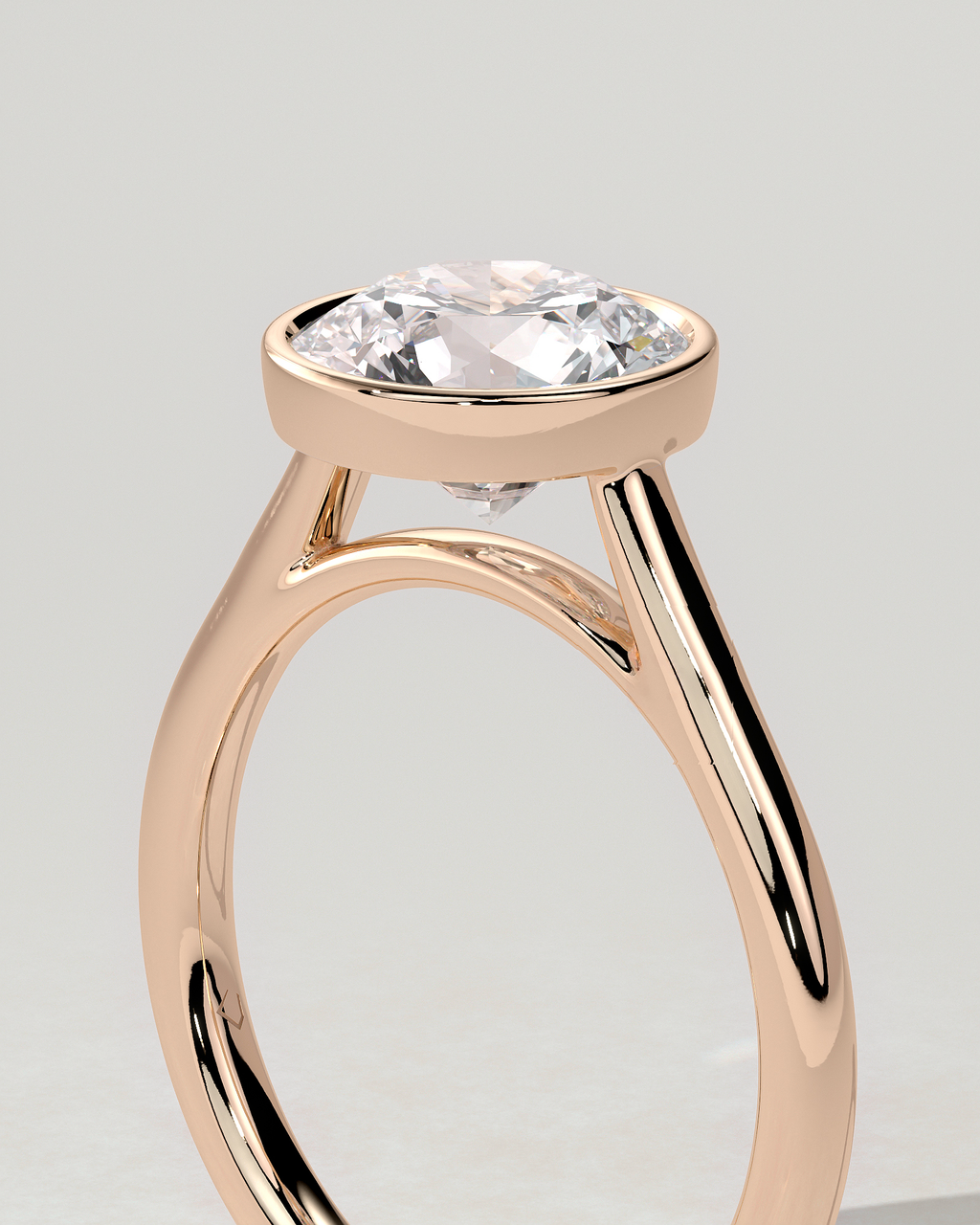 Kaylah Bezel Round Ring