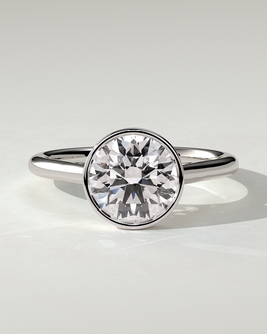 Kaylah Bezel Round Ring