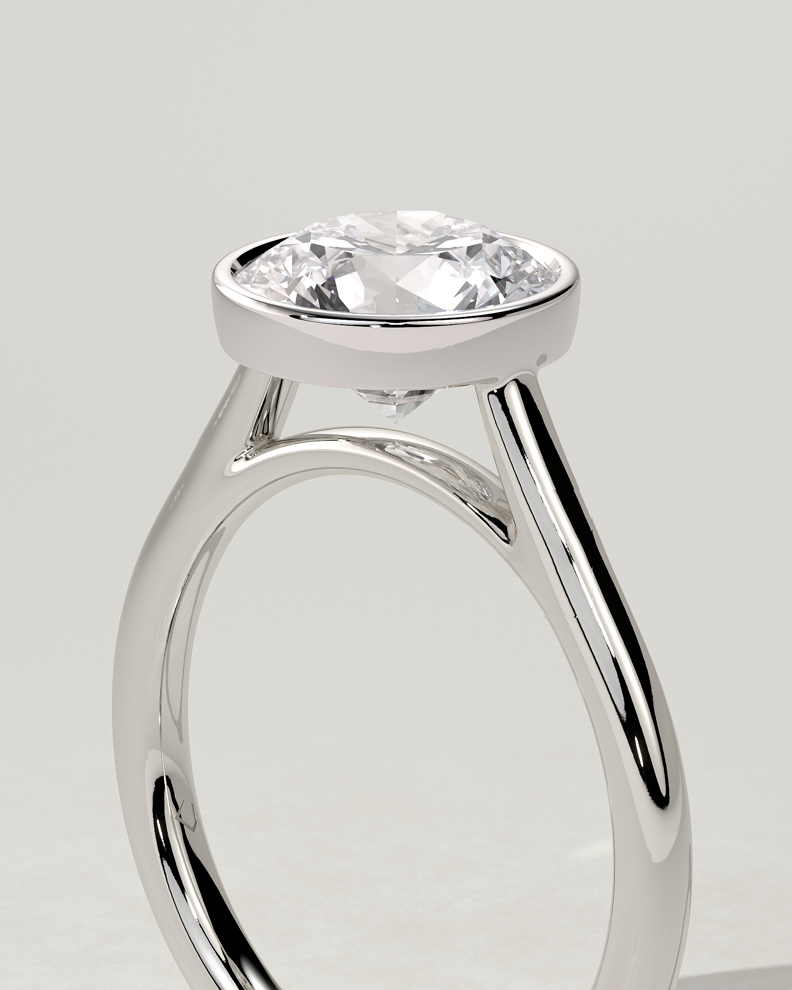 Kaylah Bezel Round Ring