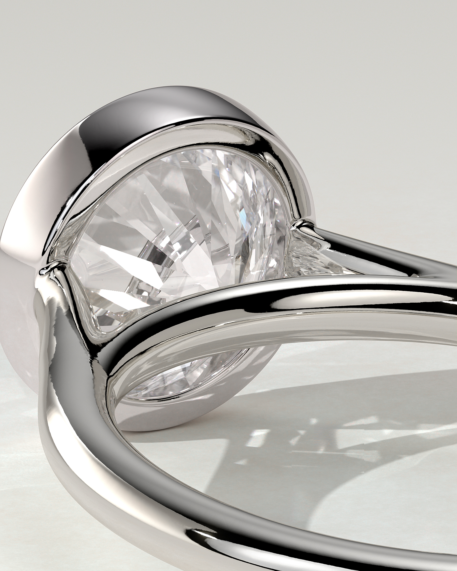 Kaylah Bezel Round Ring