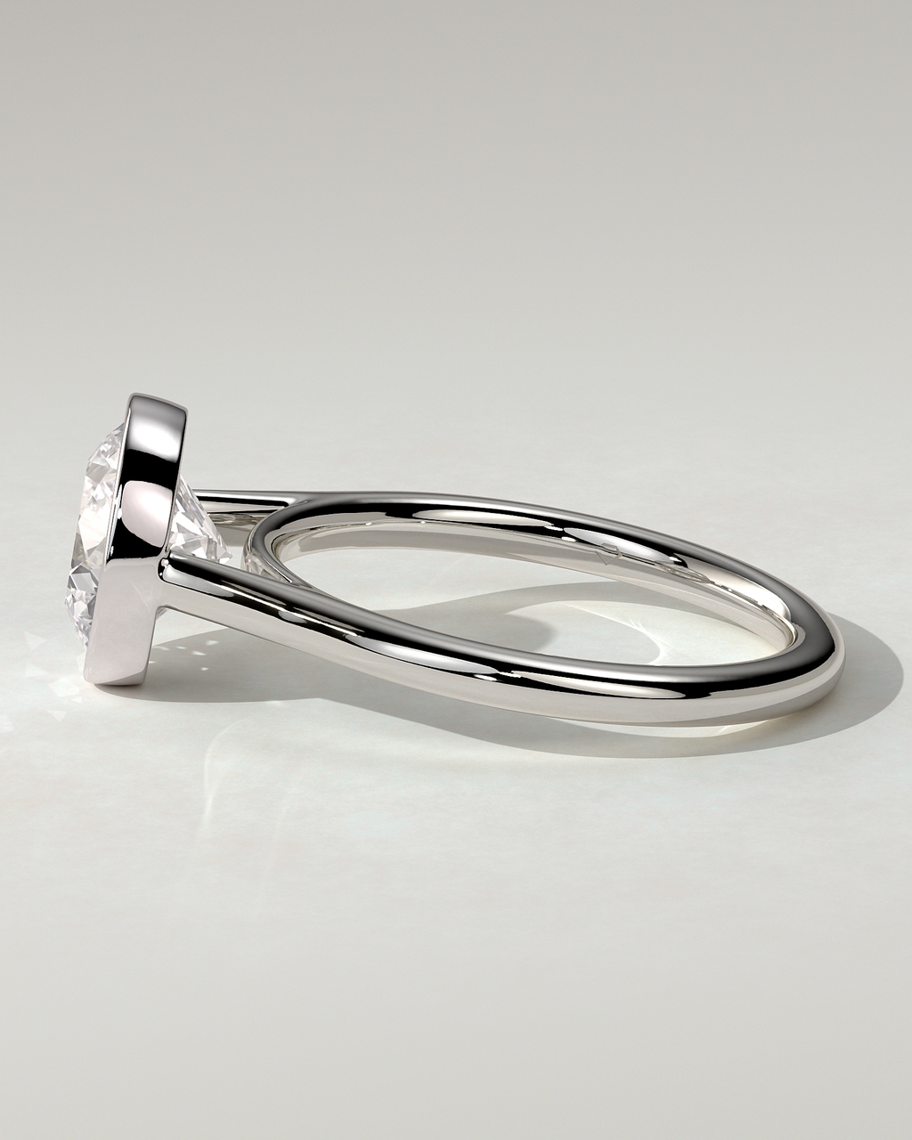 Kaylah Bezel Round Ring