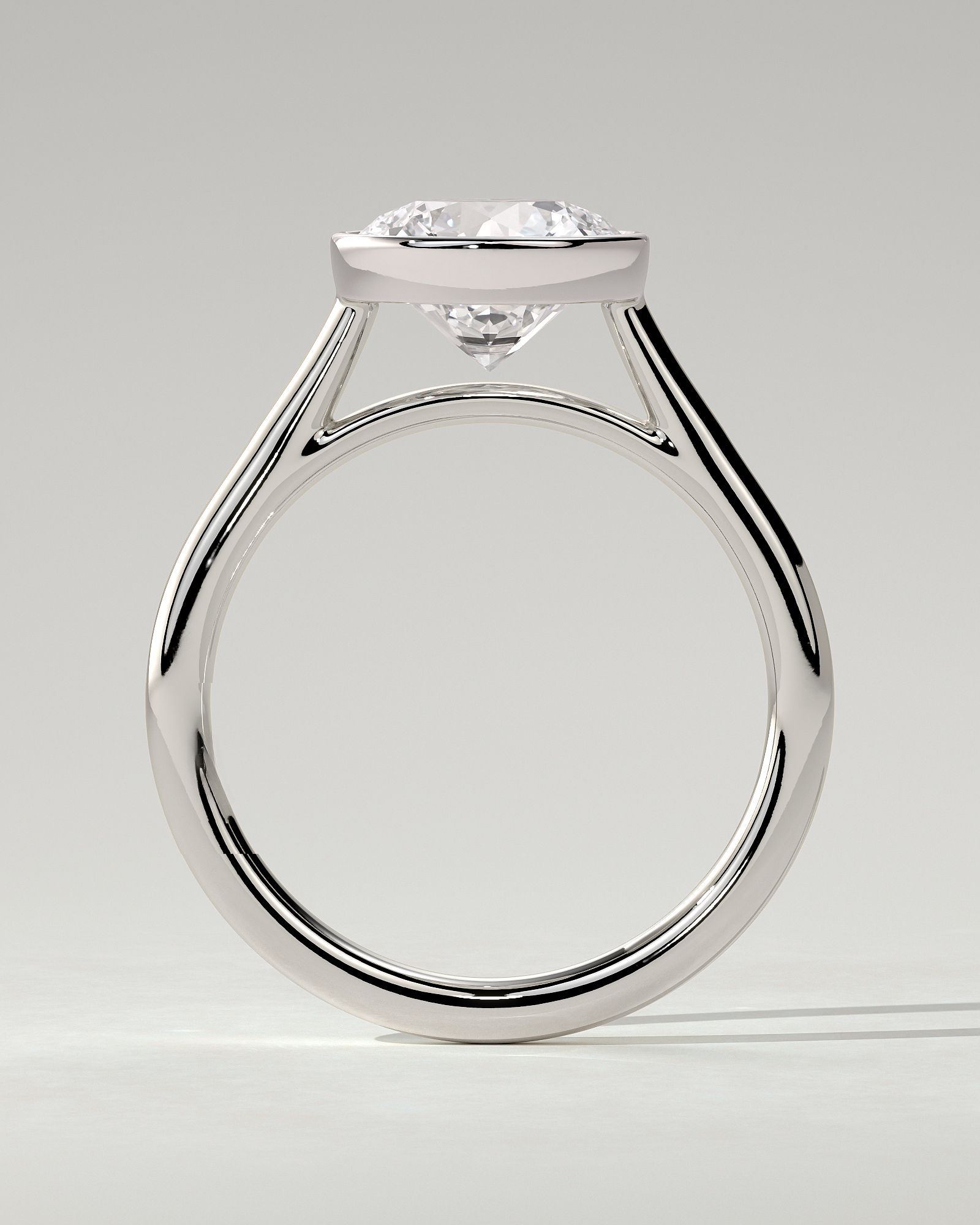 Kaylah Bezel Round Ring