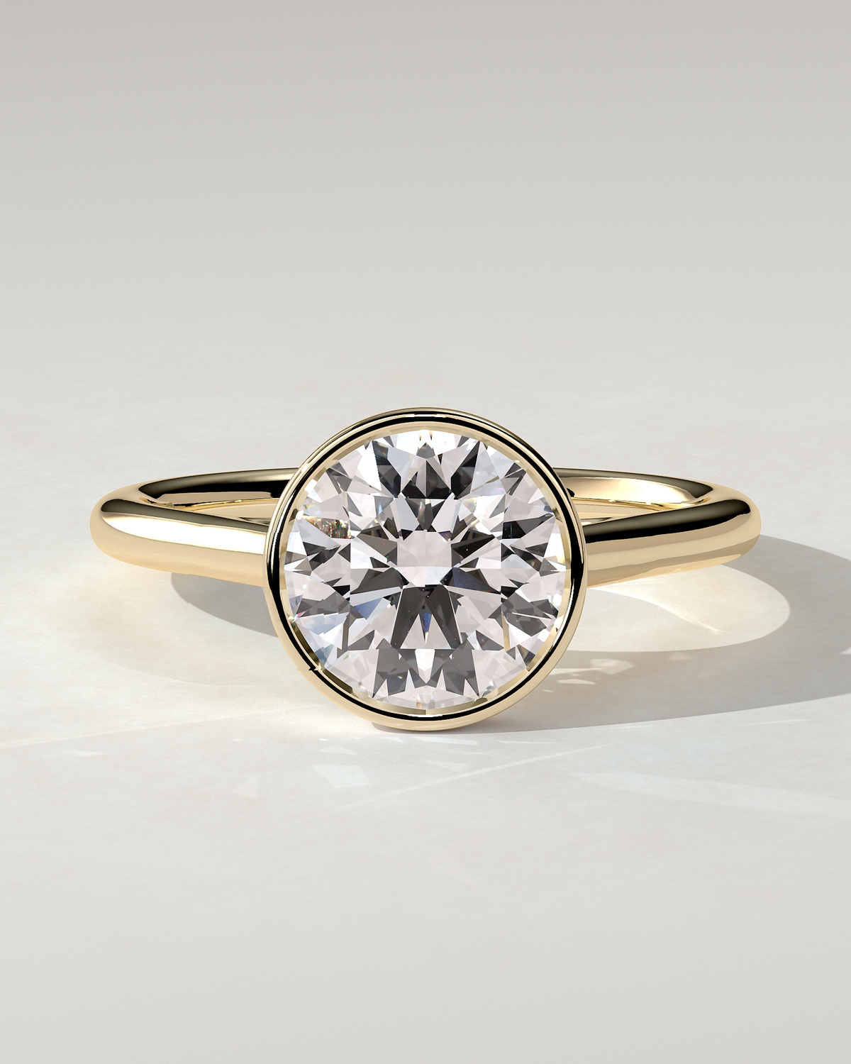 Kaylah Bezel Round Ring