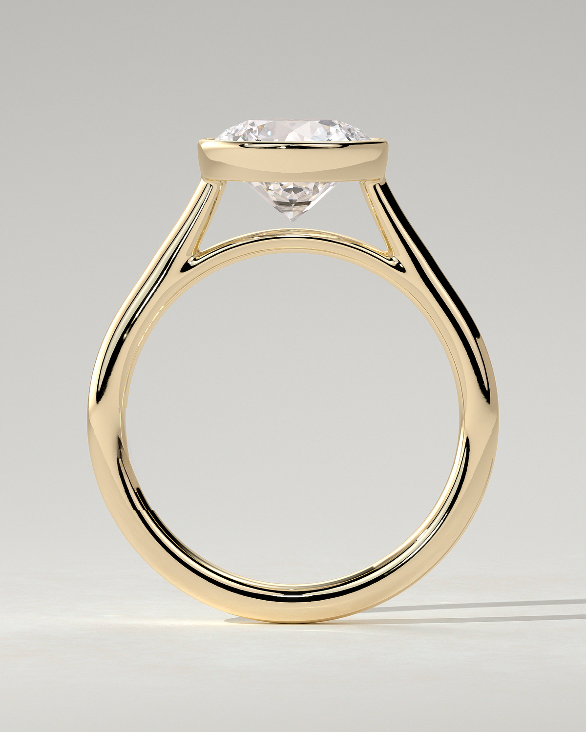 Kaylah Bezel Round Ring