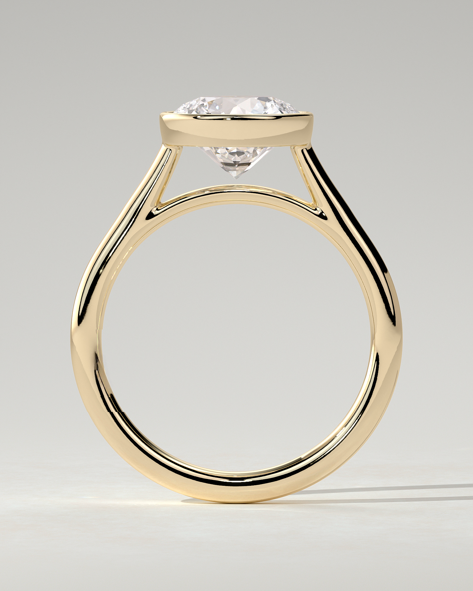 Kaylah Bezel Round Ring