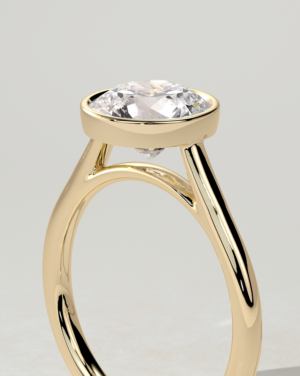 Kaylah Bezel Round Ring