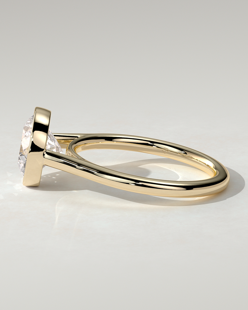 Kaylah Bezel Round Ring