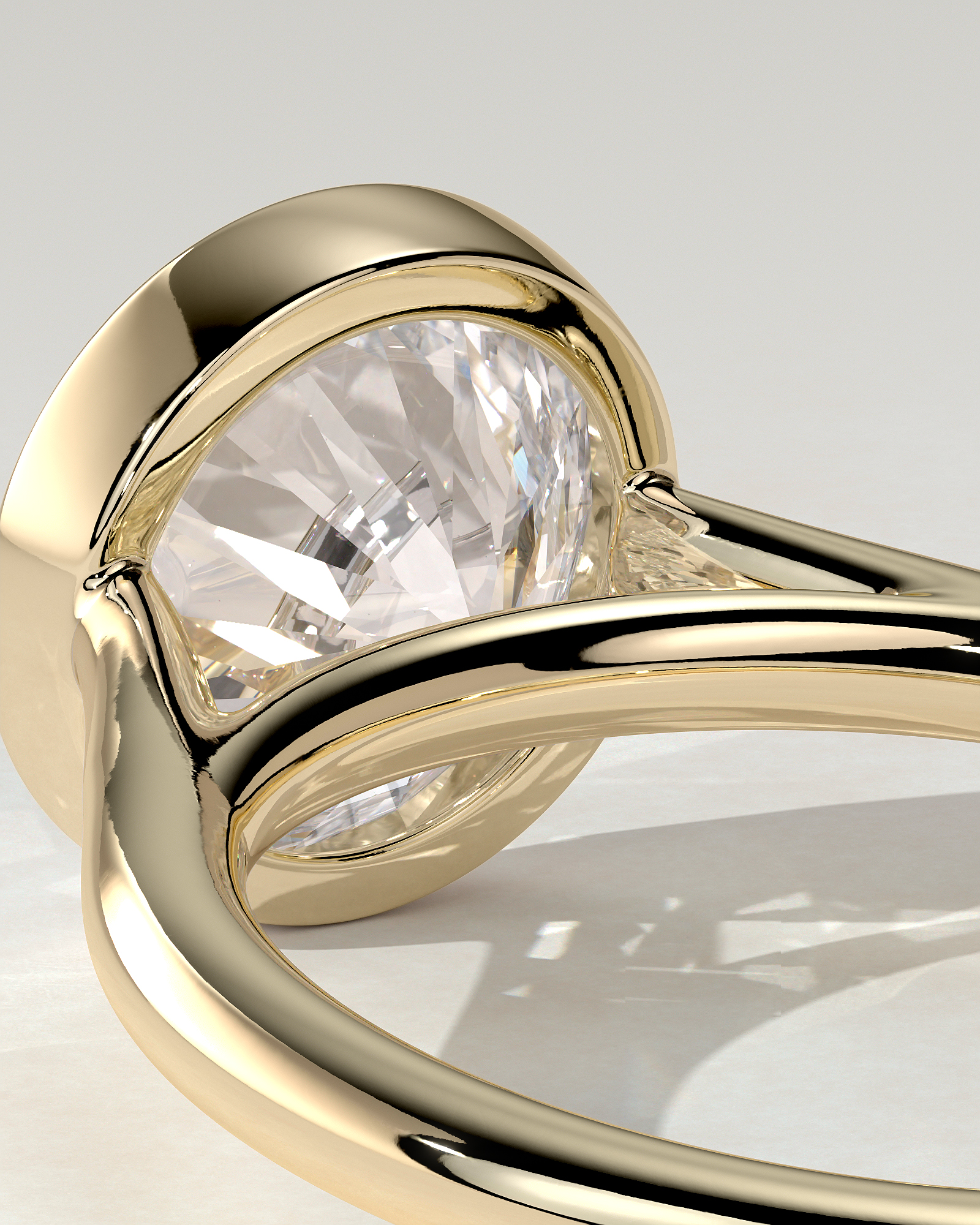 Kaylah Bezel Round Ring