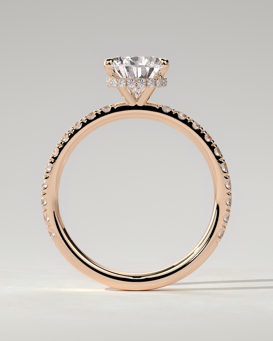 Keira Solitaire Pear Ring