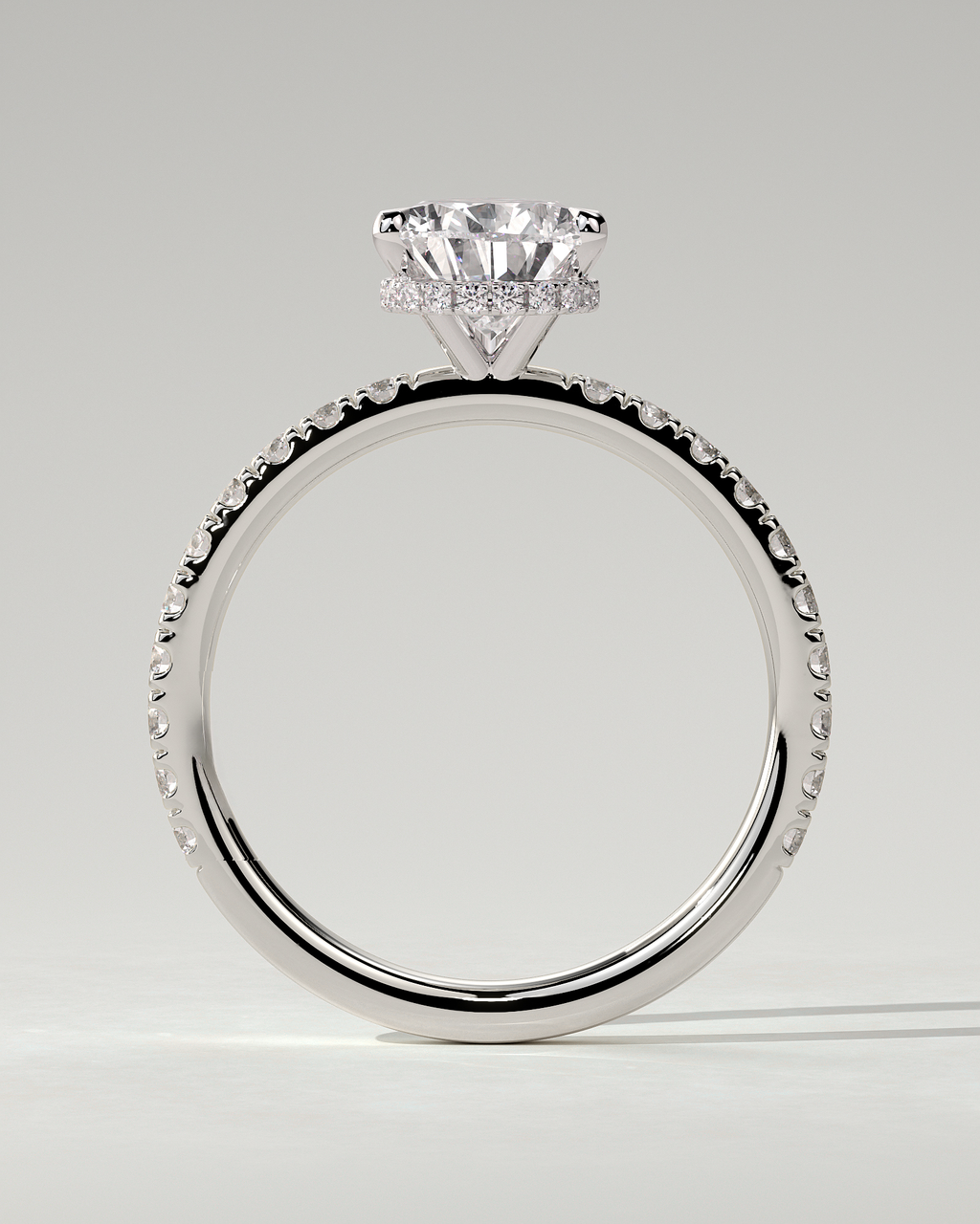 Keira Solitaire Pear Ring