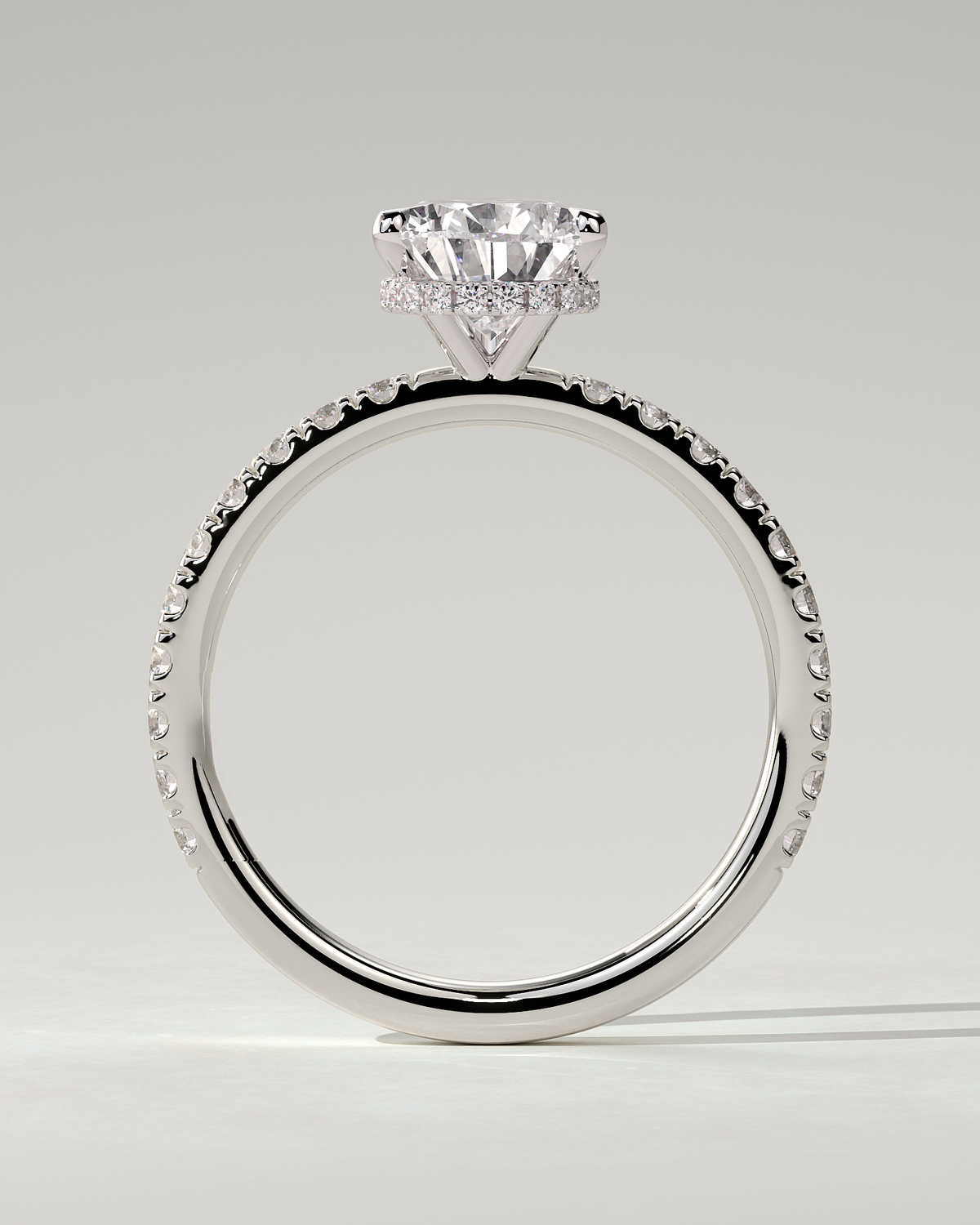 Keira Solitaire Pear Ring